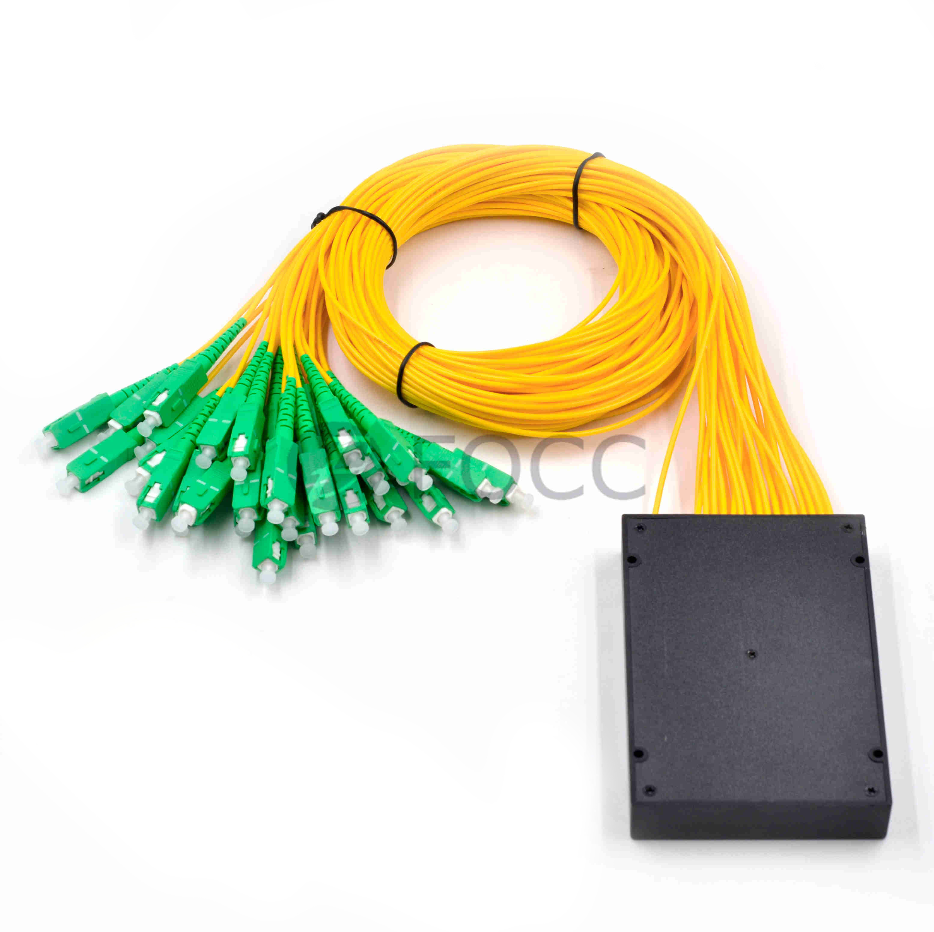 Diviseur de fibre de PLC de FOCC 1x32, module d'ABS de piqueté d'épissure, 2.0mm, SCAPC.jpg