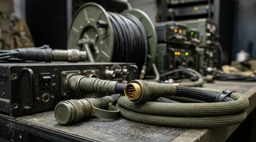 Guide des câbles à fibres optiques militaires : types, connecteurs et applications