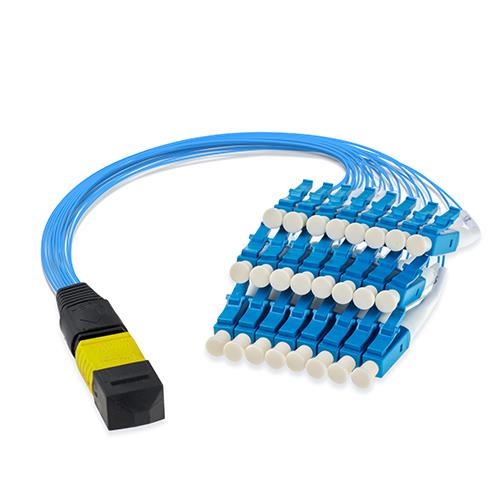 Cordon de brassage de fibre de sortance de module MPO/MTP